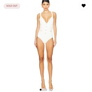 Beach Riot 💞💯 Eloise one-piece swimsuit in "I Do Ivory" NWOT Size S
